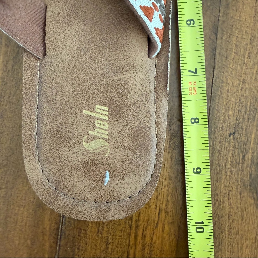 SHEIN Embroidered Strap Flip Flop Sandals NWOT - Picture 6 of 6